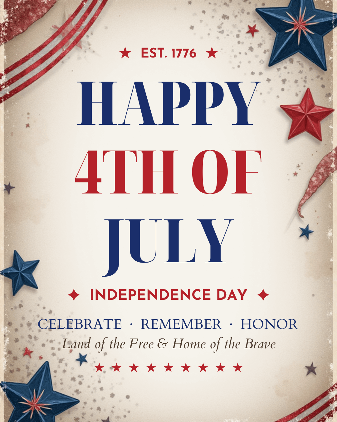 happy 4th of july from the esu 15 team